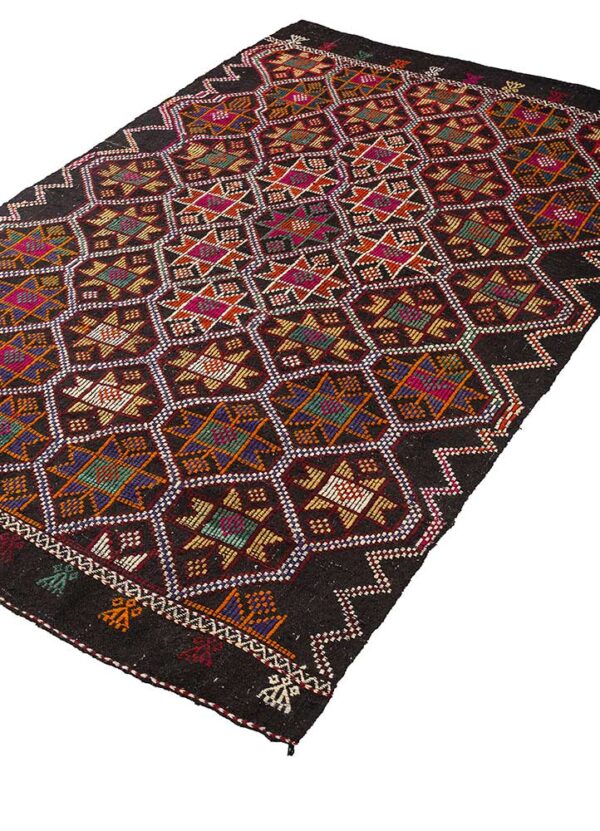 persian, iran amber green hand knotted Rug - Image 2